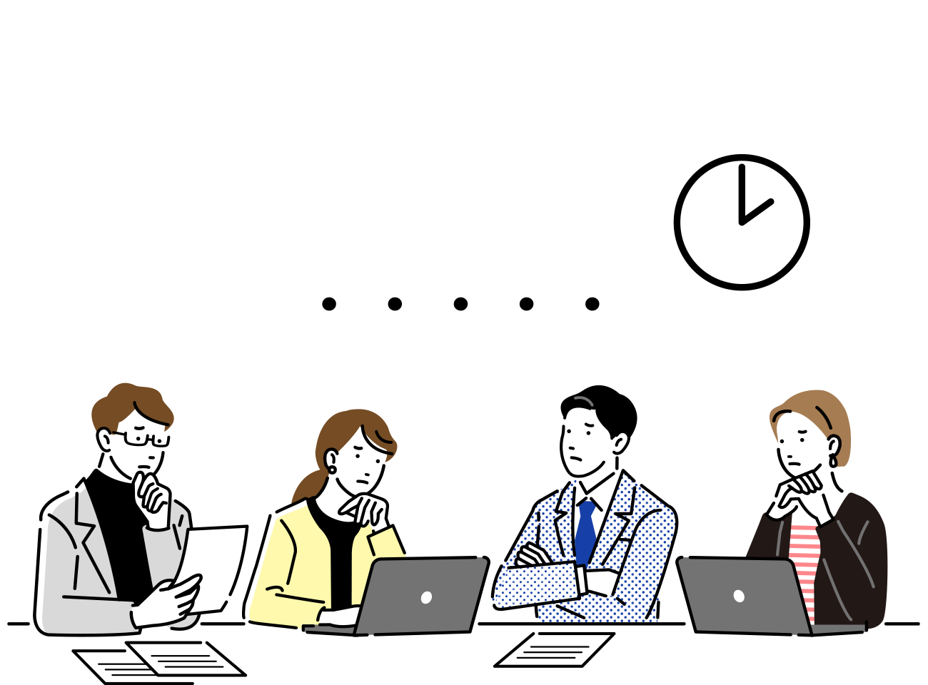 稟議が⽌まる承認が遅い